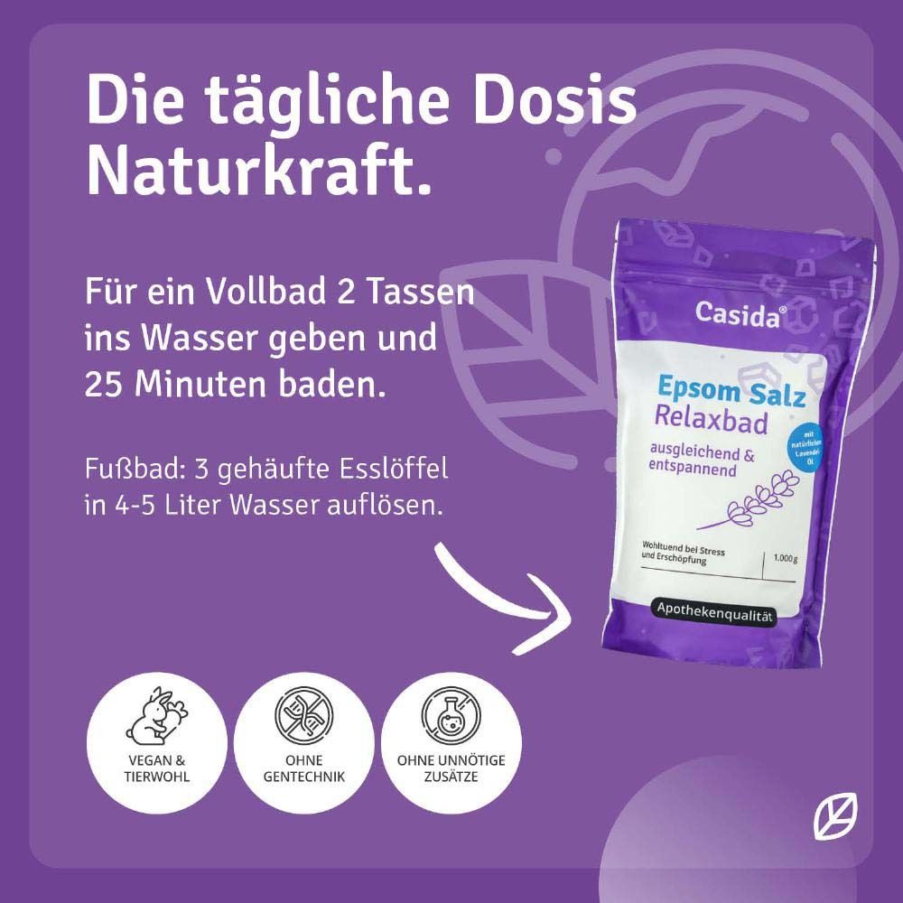 Fond violet avec texte: 100% vegan et naturellement pur. Certifications: sans OGM, sans additifs, sans cruauté, qualité pharmacie.