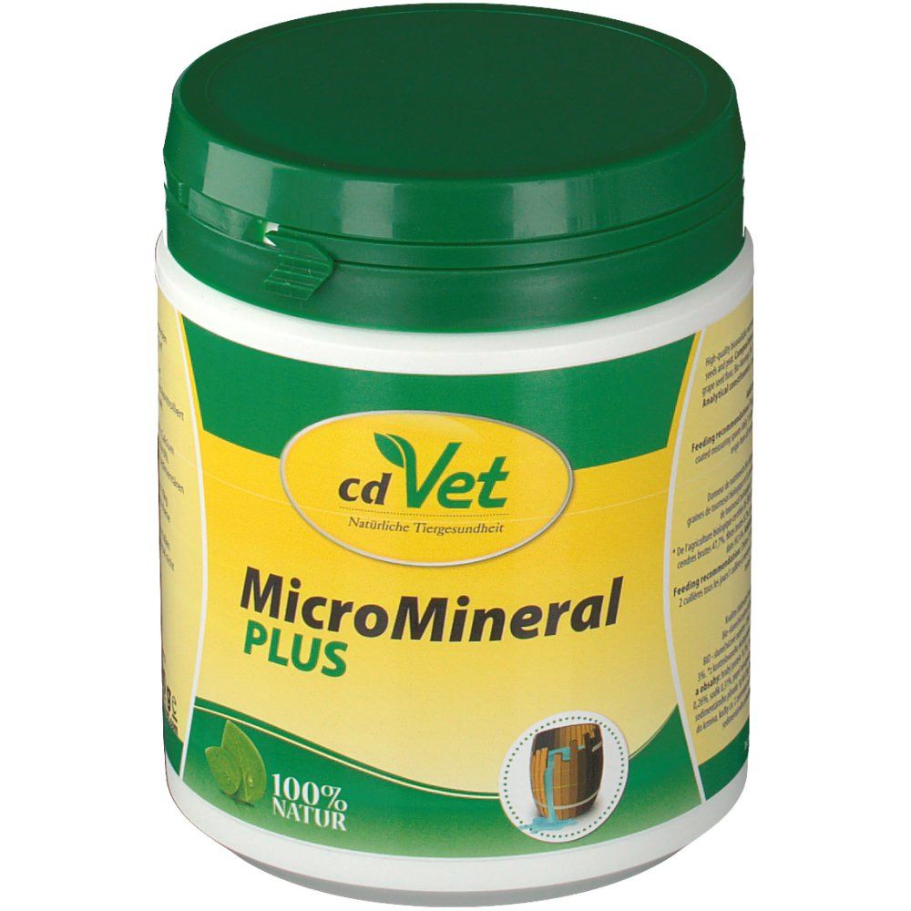 cdVet MicroMineral PLUS: Aliment complémentaire naturel pour chiens et chats.