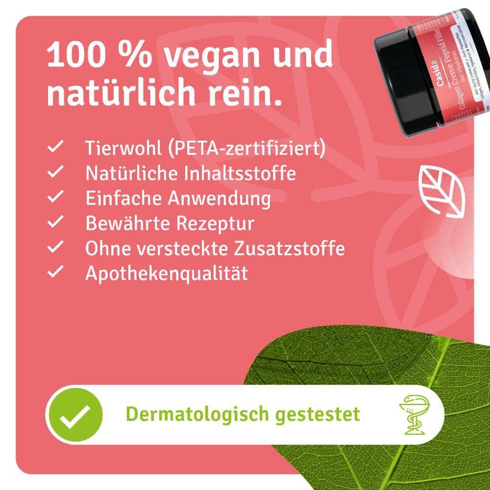 Texte : 100 % végétalien et naturellement pur. Bien-être animal (certifié PETA), ingrédients naturels, sans additifs cachés.