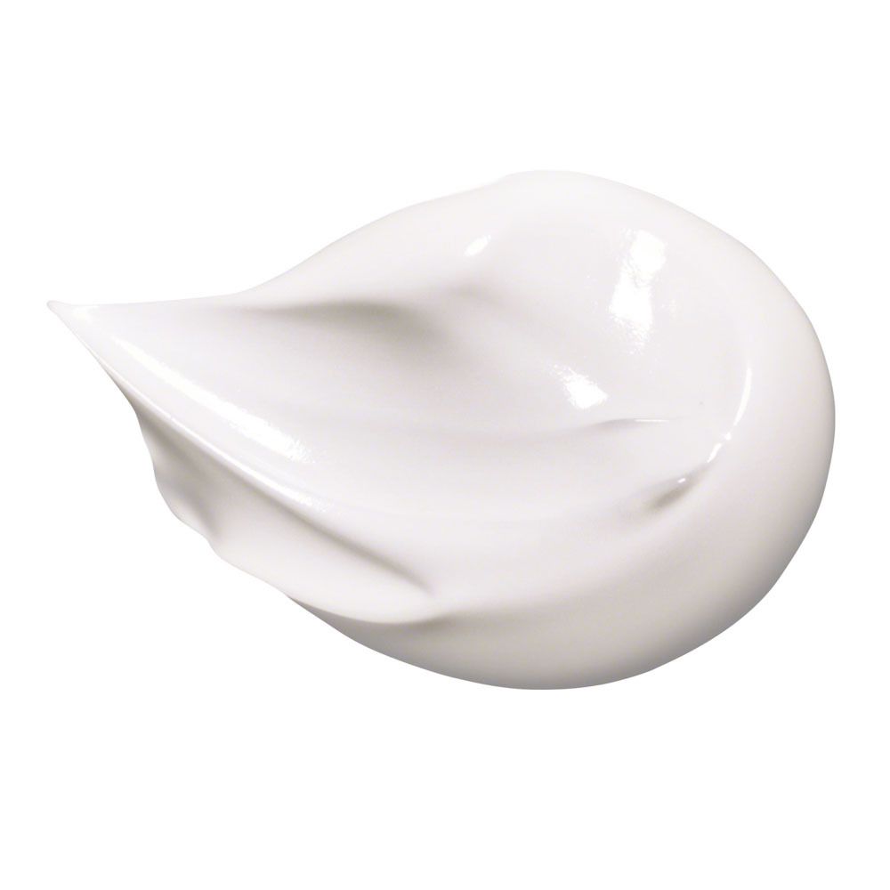 Goutte de crème blanche. Texture lisse.
