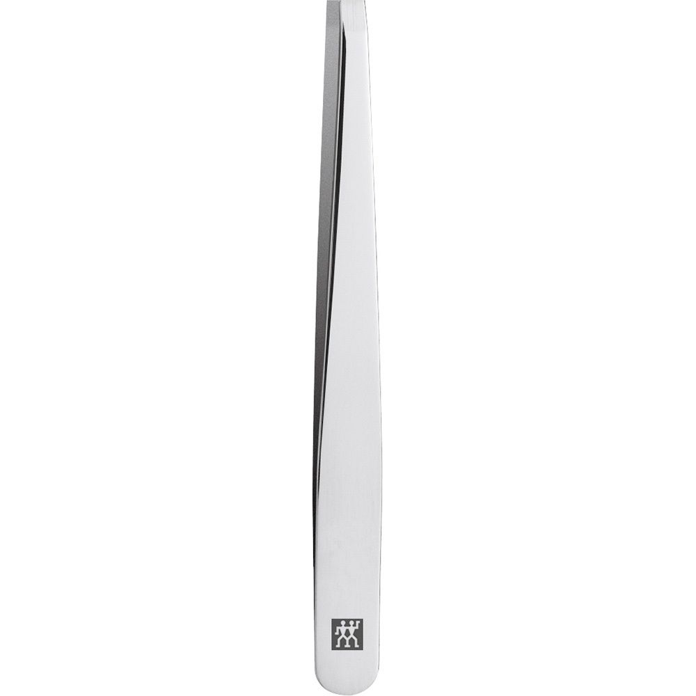 Pince à épiler droite et polie. En acier inoxydable. Logo ZWILLING.