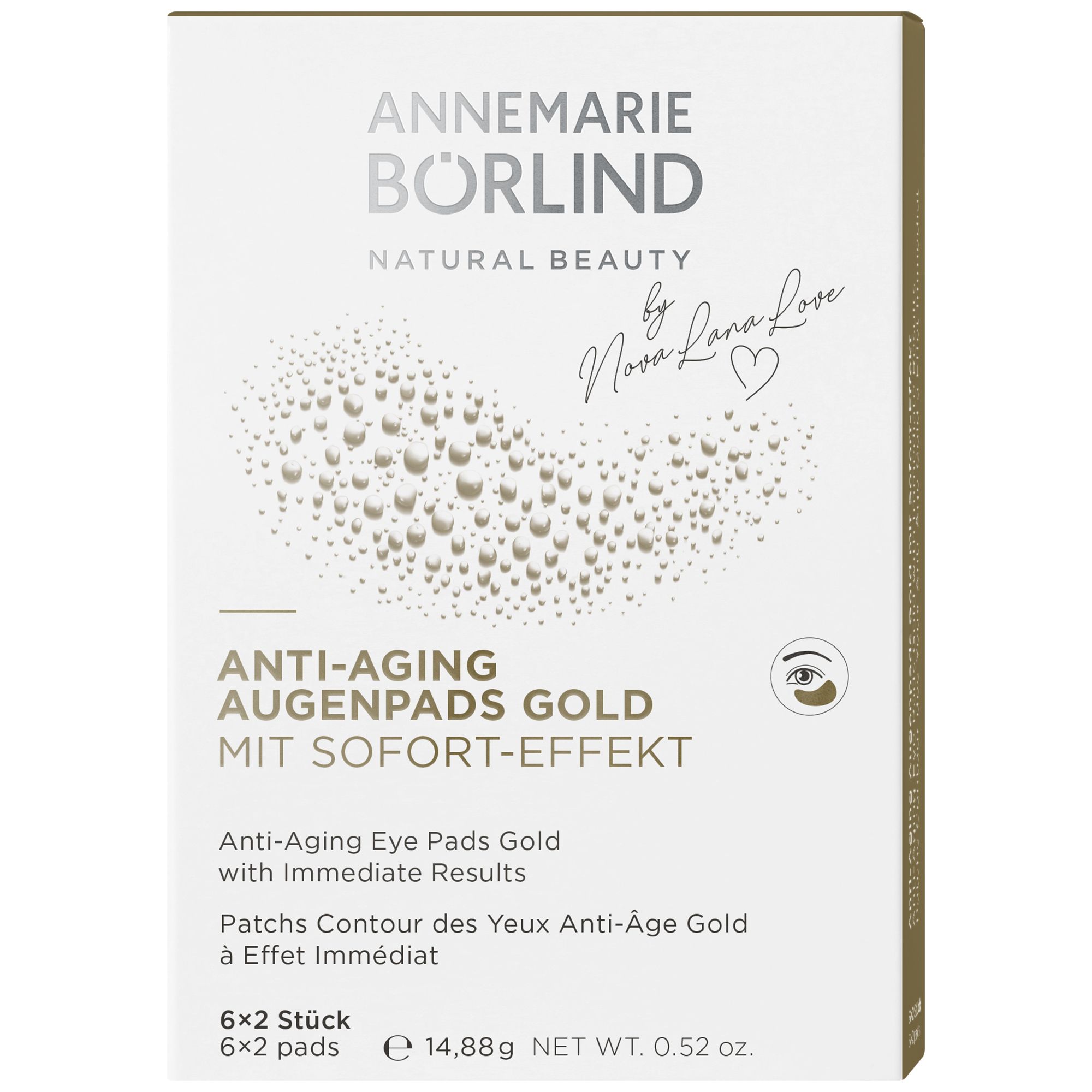 ANNEMARIE BÖRLIND ANTI-AGING Pads pour les yeux Or