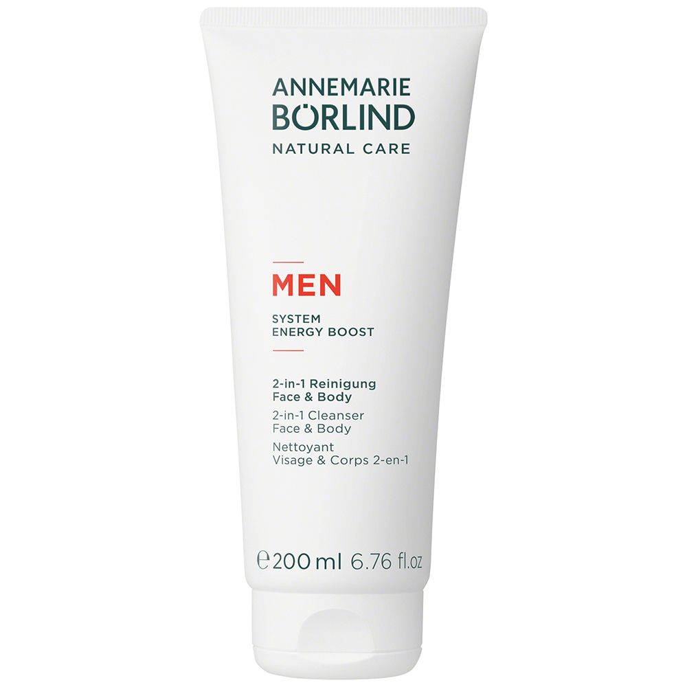 ANNEMARIE BÖRLIND MEN Nettoyant 2 en 1 Visage & Corps