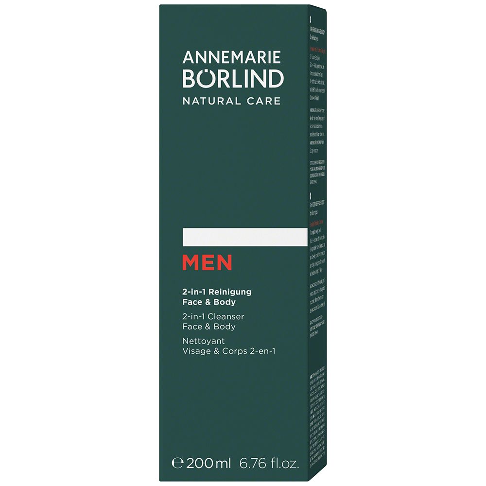 ANNEMARIE BÖRLIND MEN Nettoyant 2 en 1 Visage & Corps