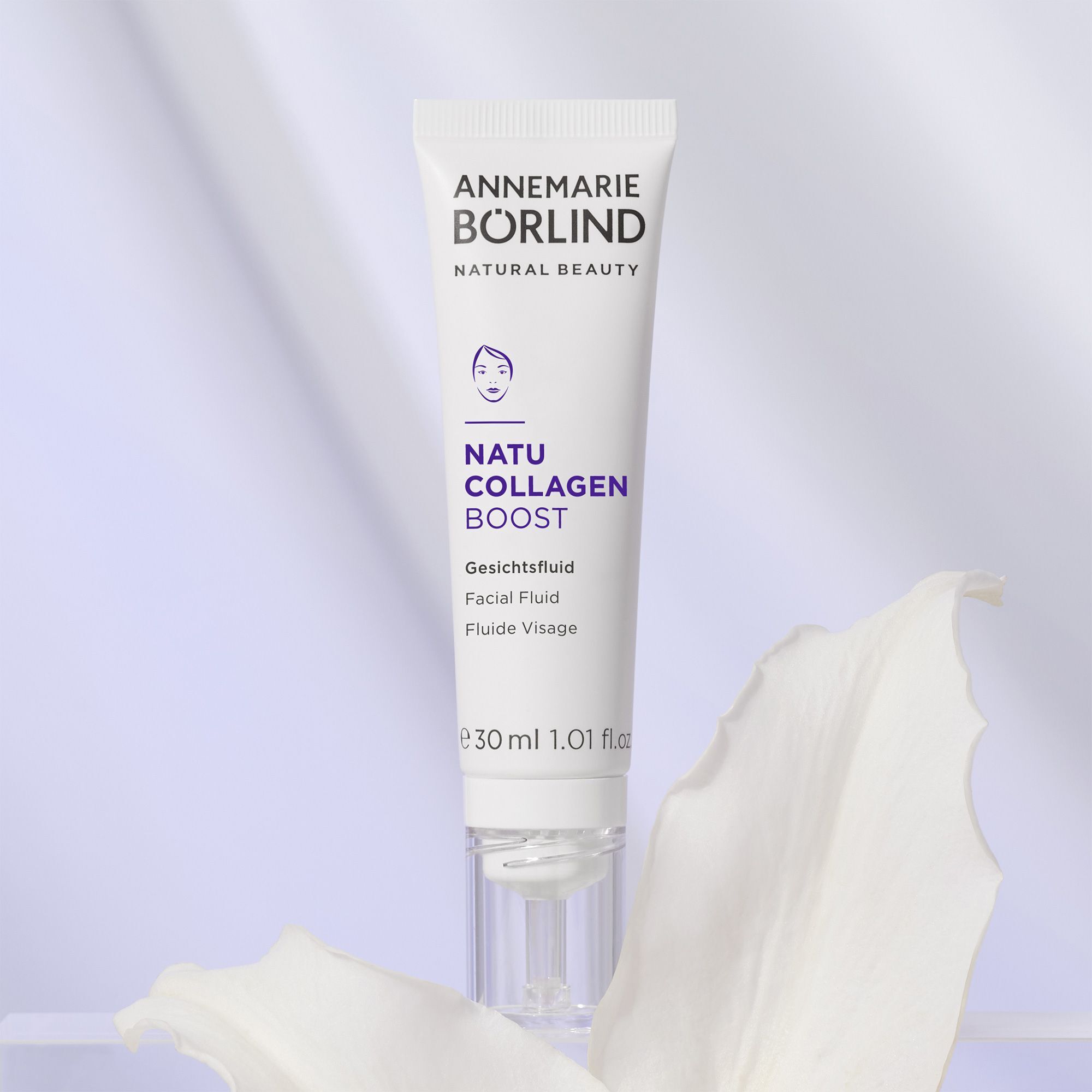 ANNEMARIE BÖRLIND NATU COLLAGEN BOOST Fluide pour le visage