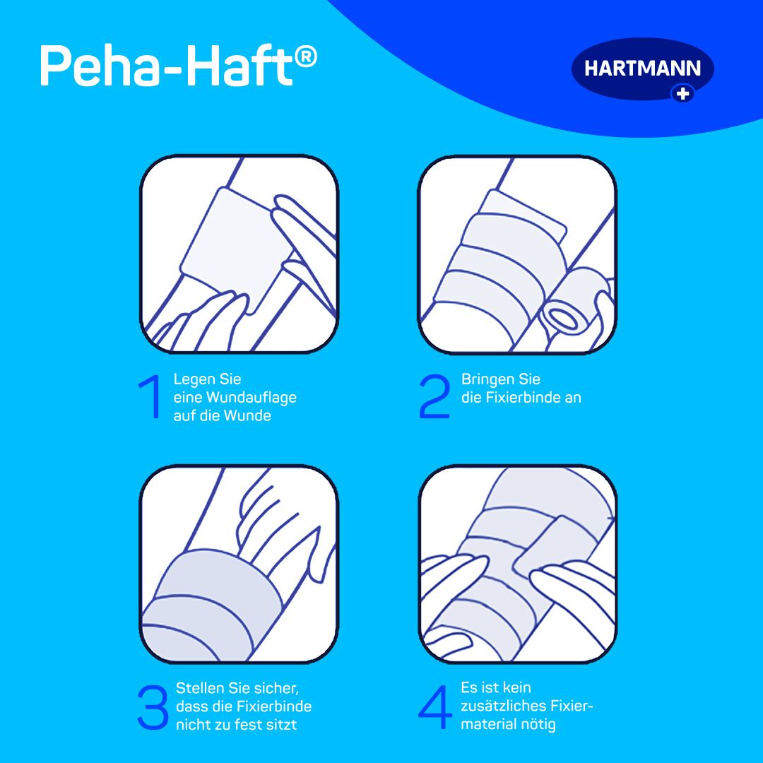 Peha-haft® Bandage de fixation sans latex 8 cm x 4 m