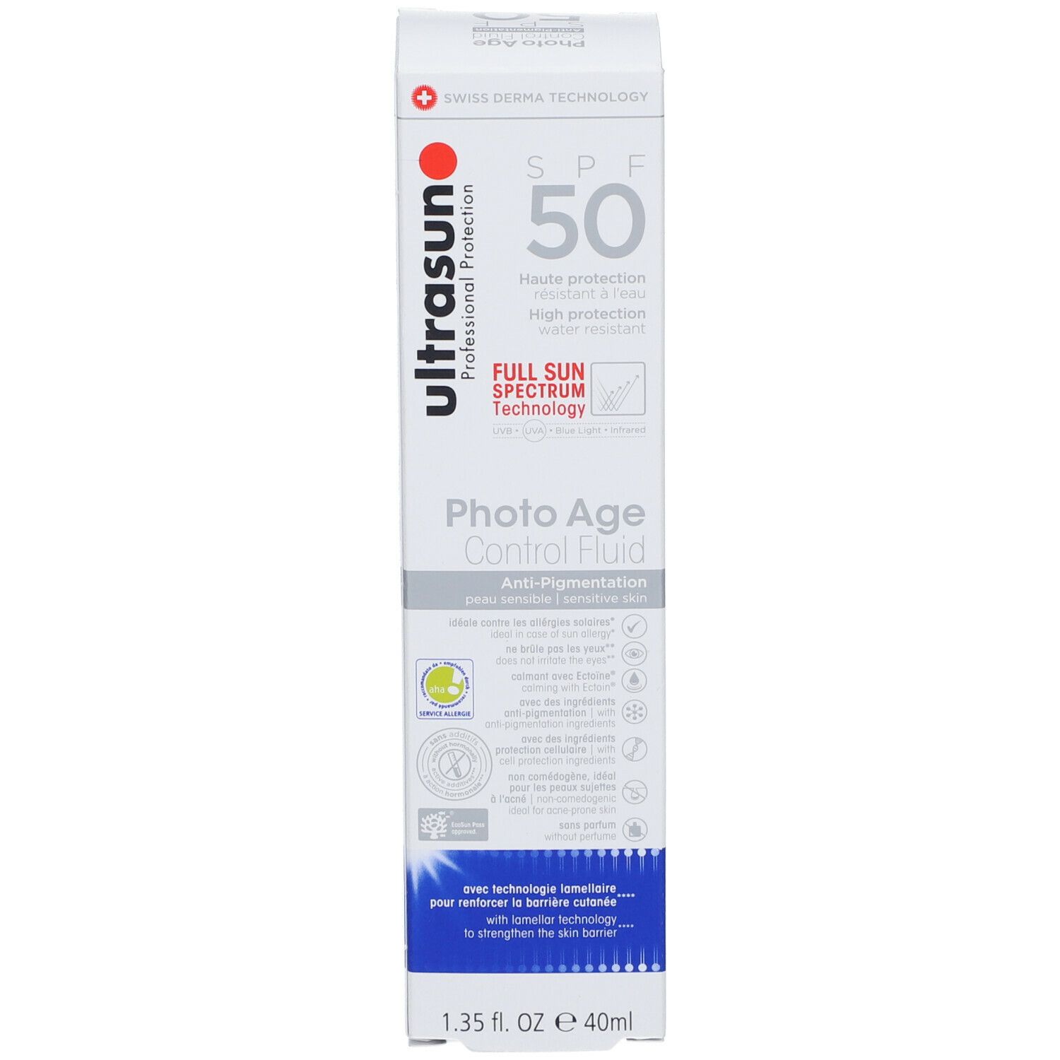 ultrasun Photo Age Anti-Pigmentation Control Fluid SPF50