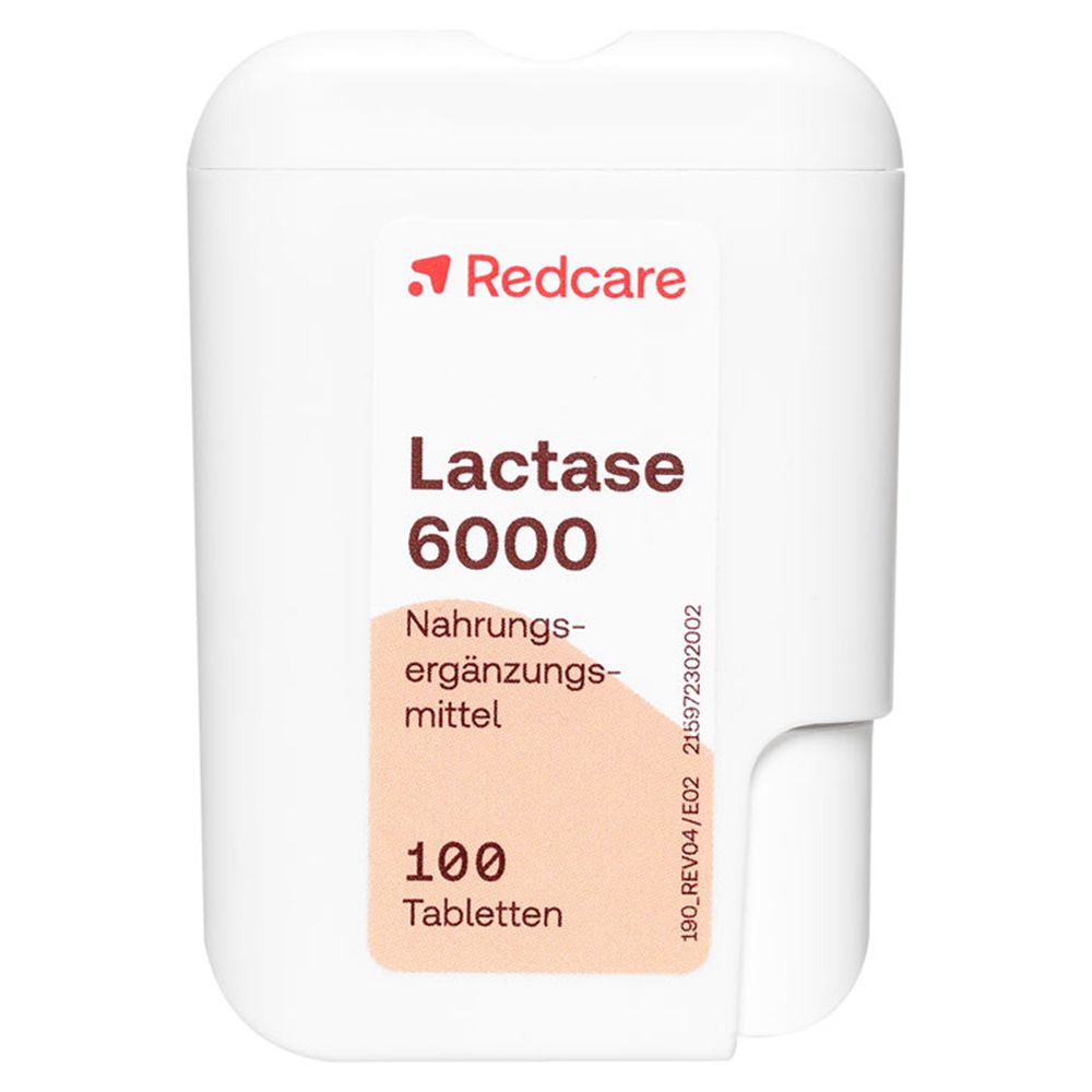 Redcare Comprimés Lactase 6000 2x100 Pcs Redcare Pharmacie