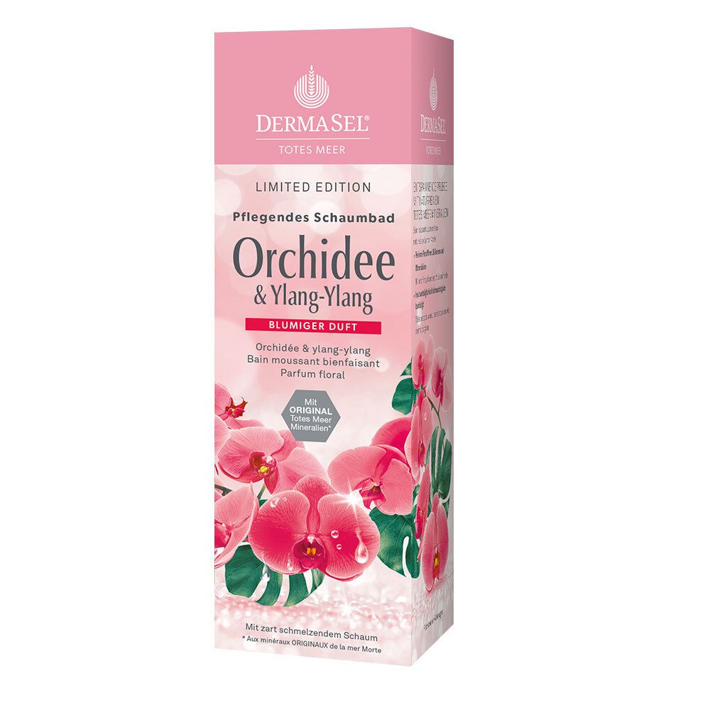 DERMASEL® Bain moussant Orchidée de la Mer Morte & Ylang-Ylang