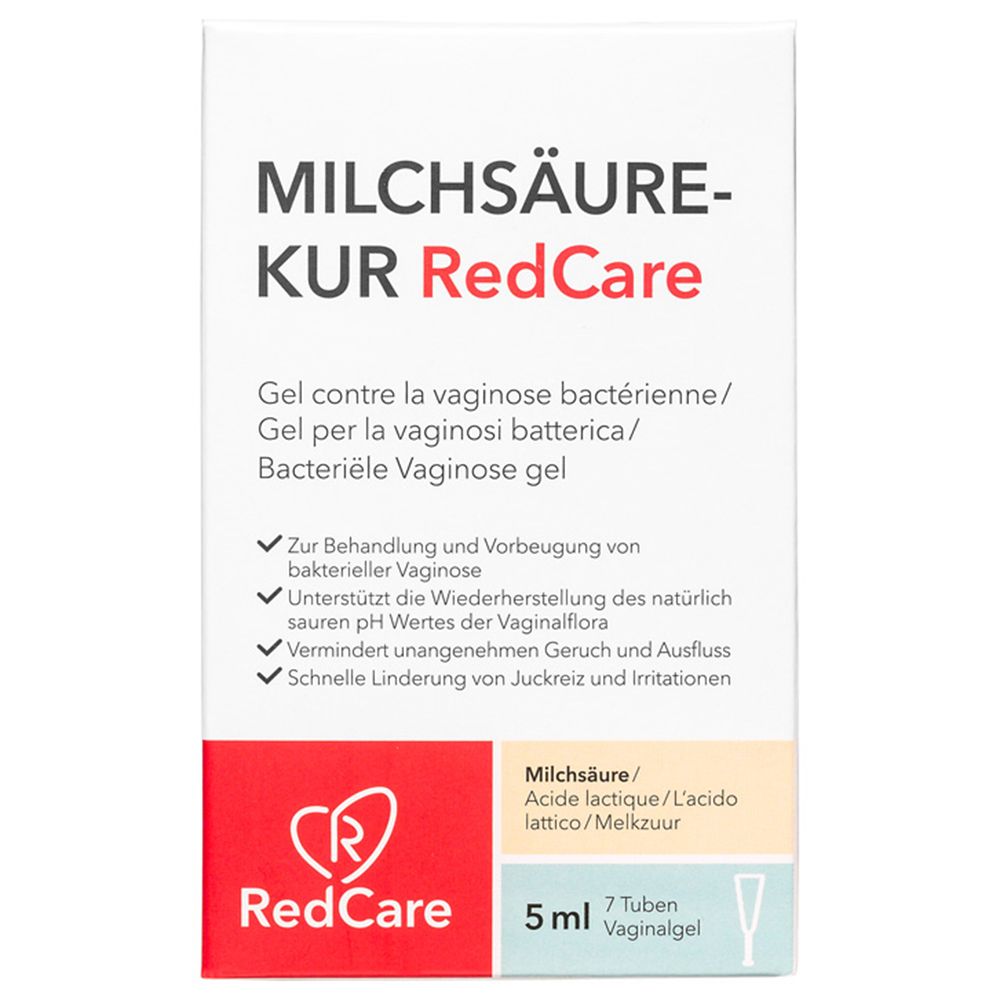 Redcare Gel vaginal à l‘acide lactique