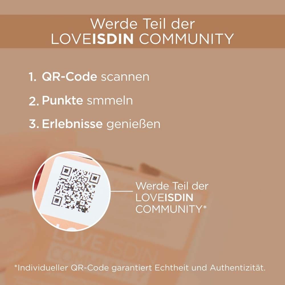 Code QR pour la communauté LOVEISDIN. Texte : Rejoignez la communauté LOVEISDIN.