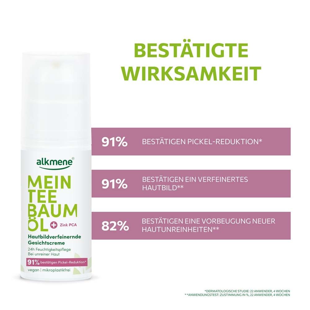 Efficacité prouvée : 91% réduction des boutons, 91% peau affinée, 82% prévention des imperfections.