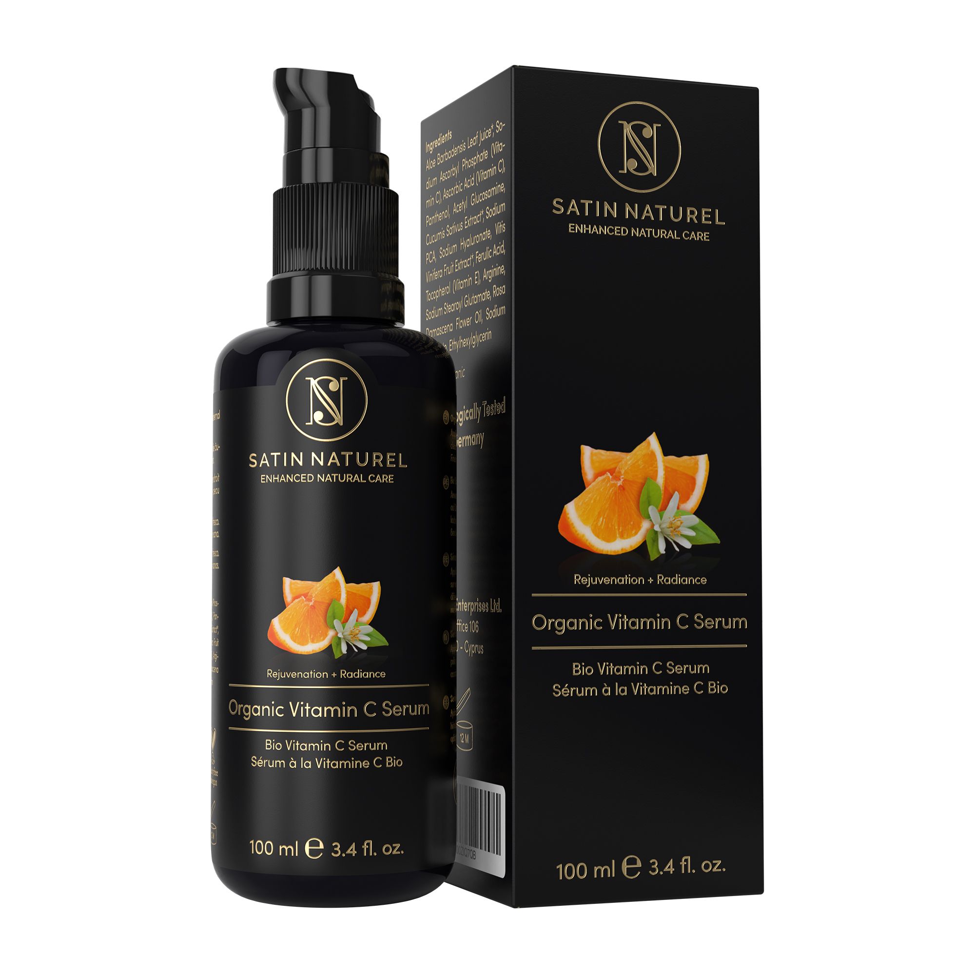 SATIN NATUREL BIO Sérum à la vitamine C