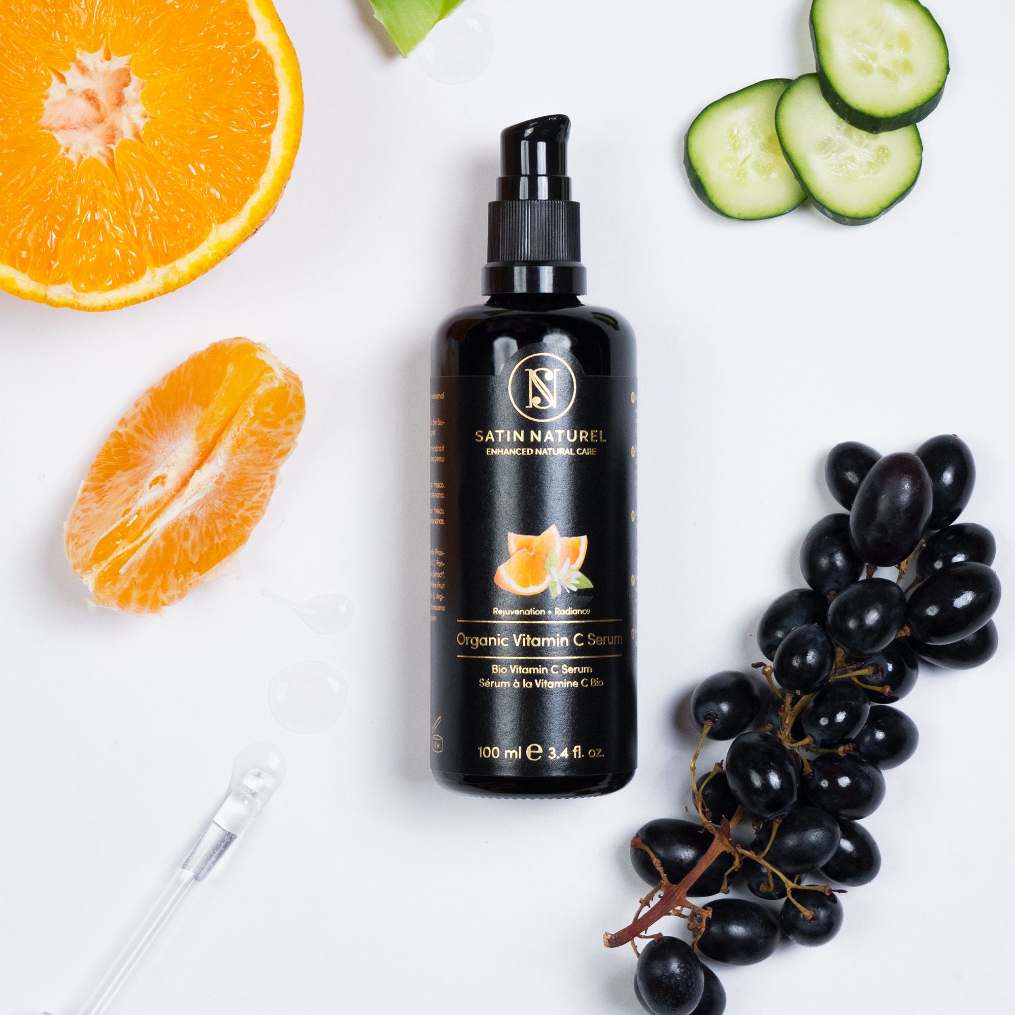 SATIN NATUREL BIO Sérum à la vitamine C