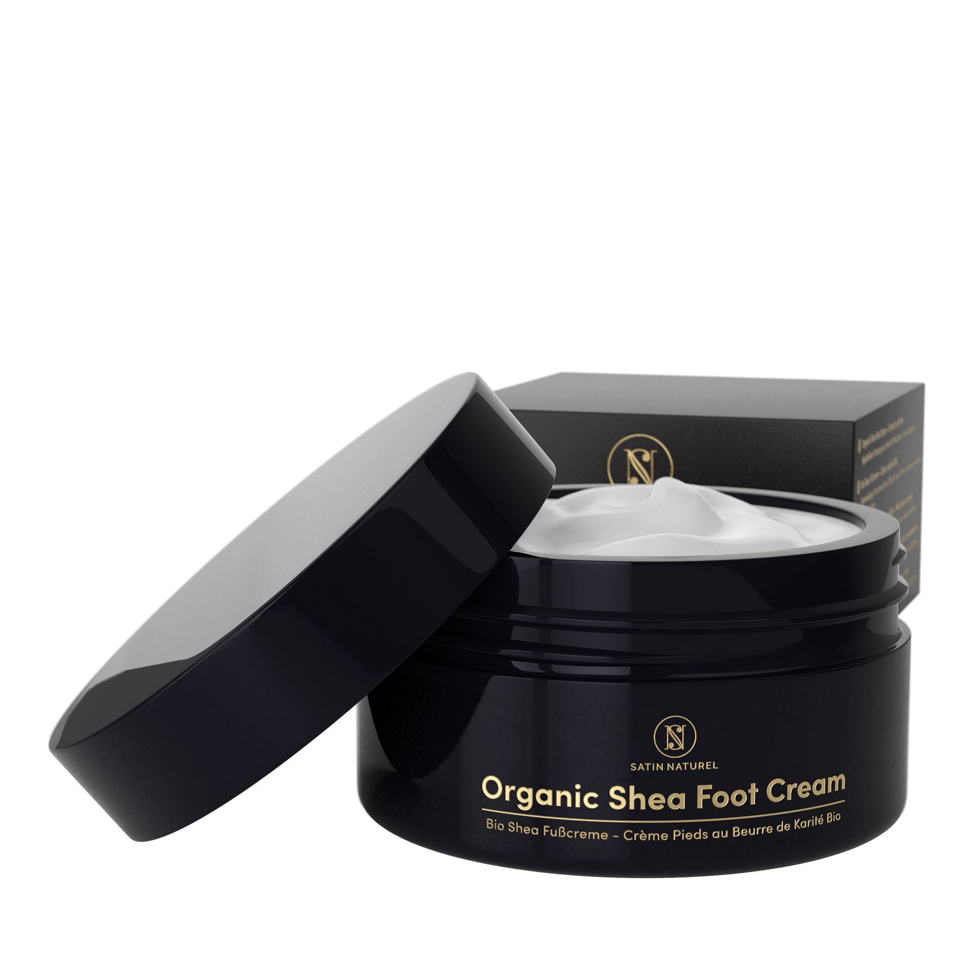 SATIN NATUREL Crème pour les pieds au karité bio