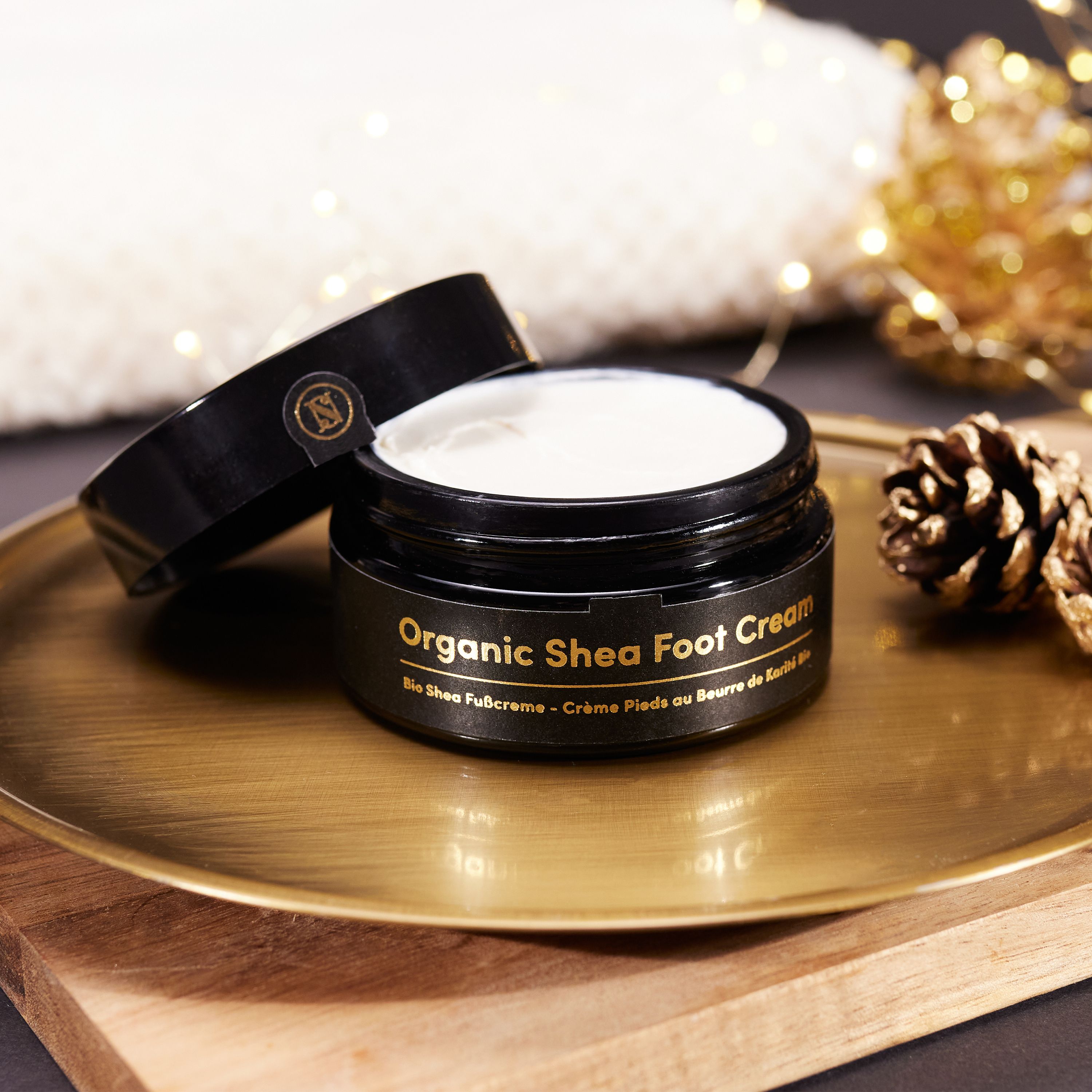 SATIN NATUREL Crème pour les pieds au karité bio