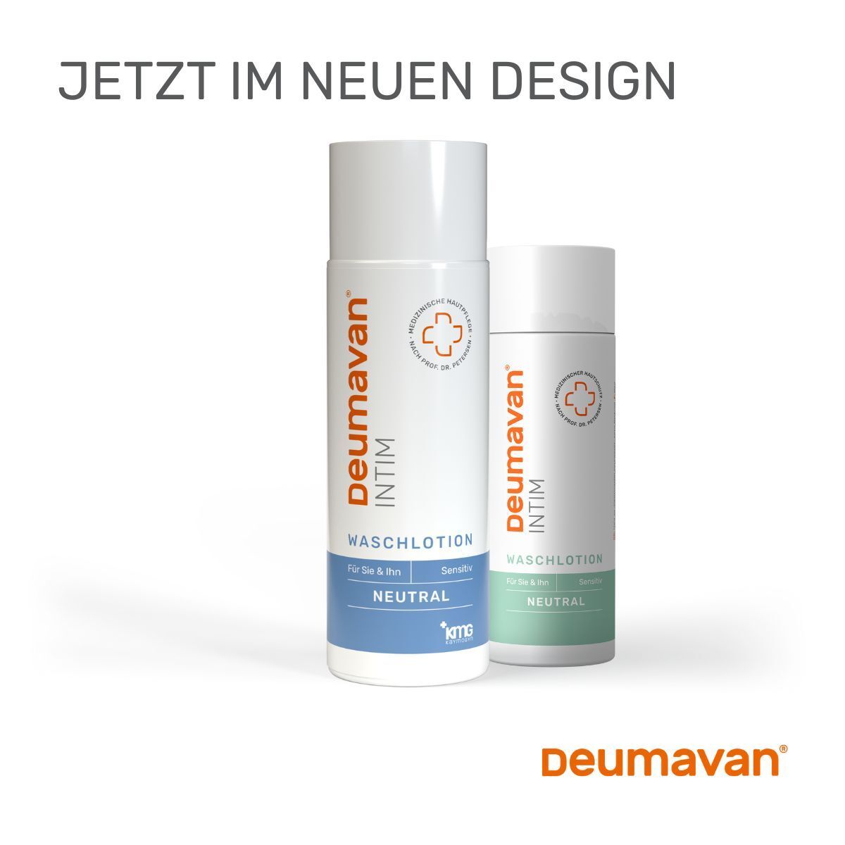 Deumavan® INTIM Lotion lavante. Caractéristiques : pH neutre, relipidant, testé dermatologiquement.