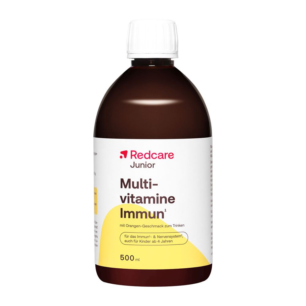 Flacon de sirop Redcare Junior Multivitamin Immun, 500ml.