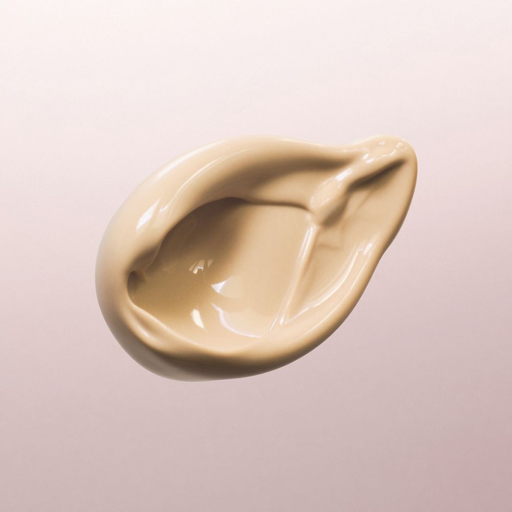 Louis Widmer nutriderm Crème de jour teintée UV 20, Natural 01, échantillon de texture.