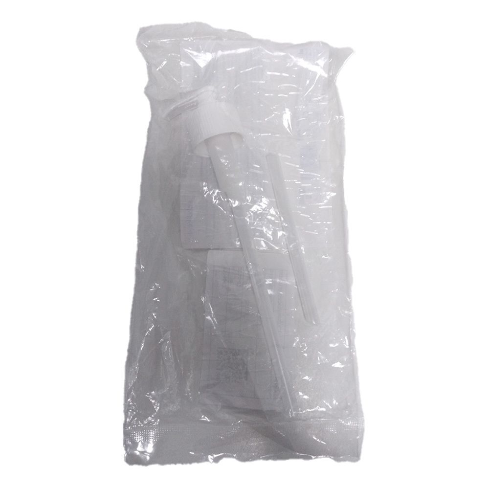 Sachet plastique transparent contenant plusieurs distributeurs à pompe blancs. Pièces détachées visibles.
