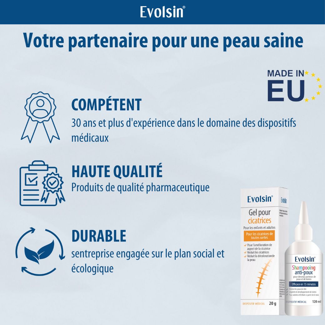 EVOLSIN® Shampooing anti-poux & peigne anti-poux