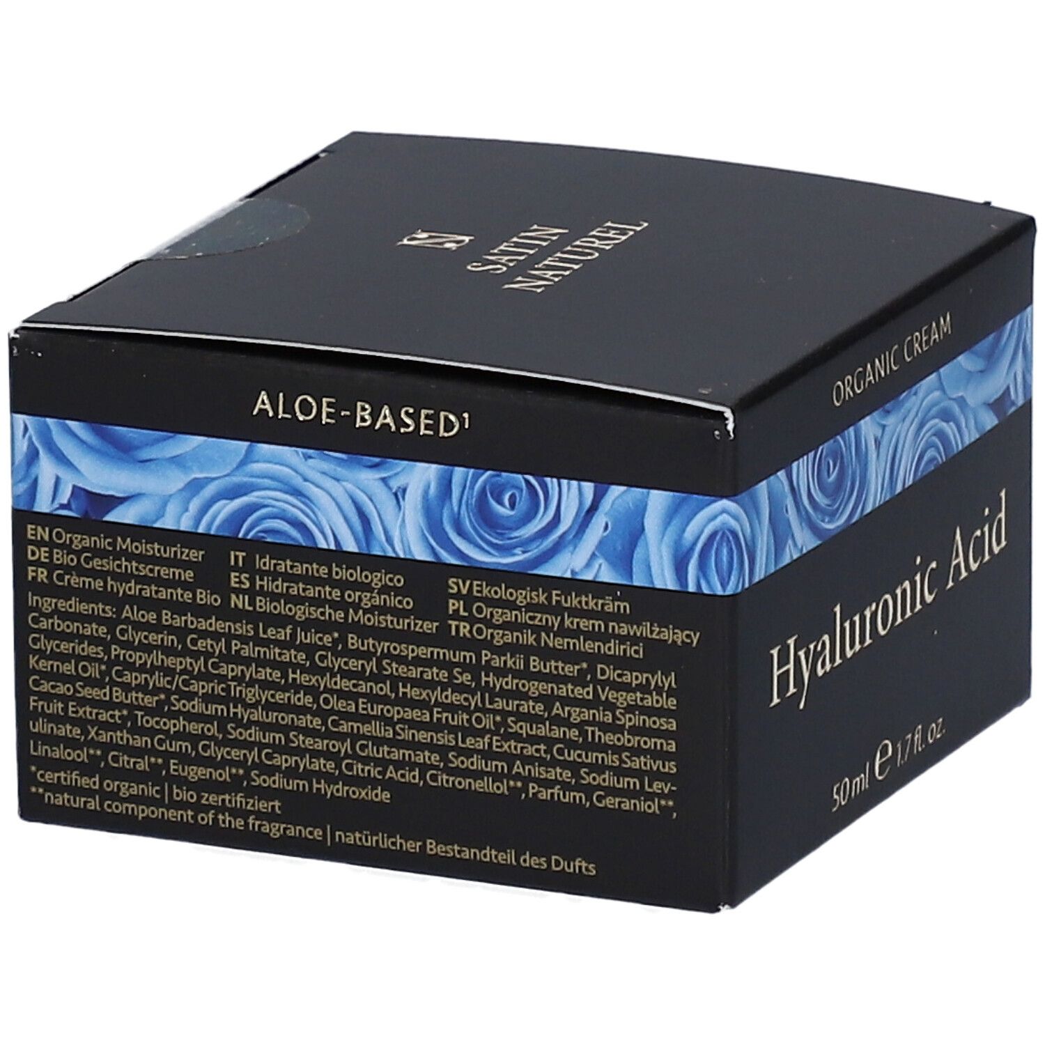 SATIN NATUREL Crème à l'acide hyaluronique bio