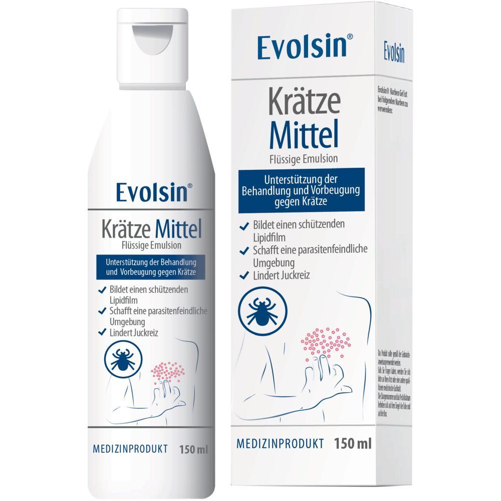 Flacon et boîte blancs avec nom et texte du produit. Produit médical. 150 ml.