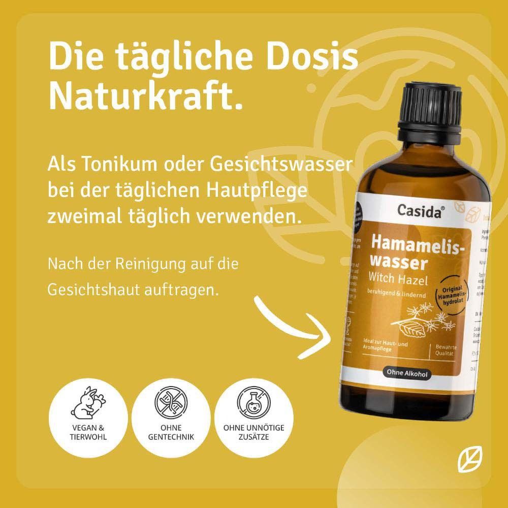 Fond jaune avec texte : 100% vegan et naturellement pur. Liste des avantages et qualité pharmaceutique.