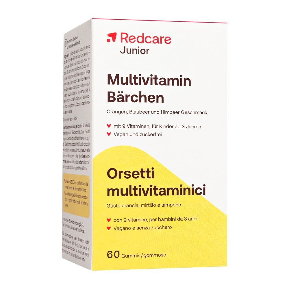 Boîte Redcare Junior Multivitamin Bärchen, 60 oursons.