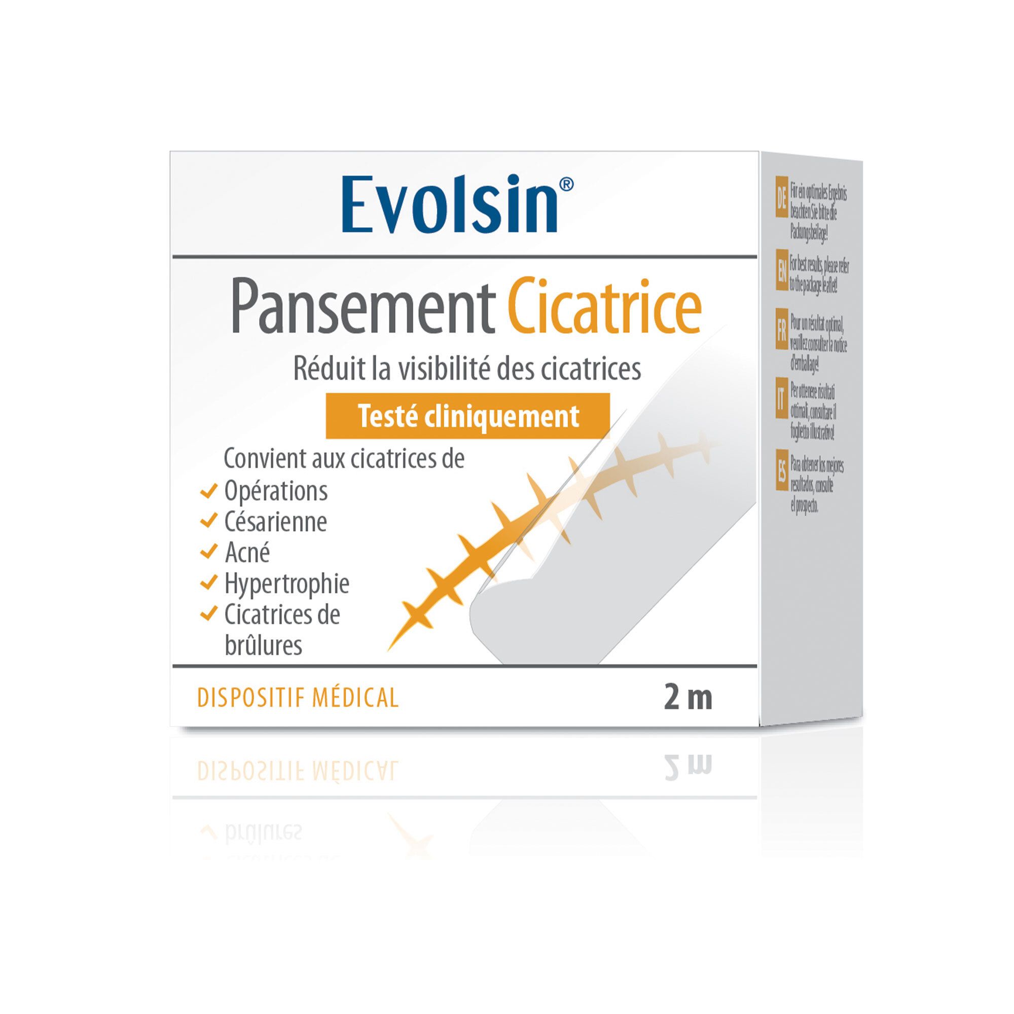 EVOLSIN® Pansement cicatrisant transparent - pour tous types de cicatrices