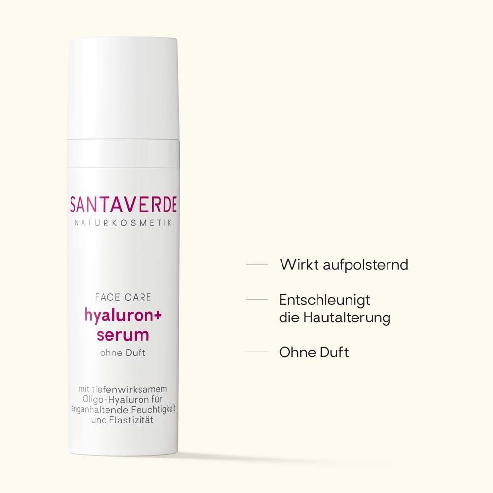 Flacon blanc avec nom du produit et texte. Sérum pour le visage.