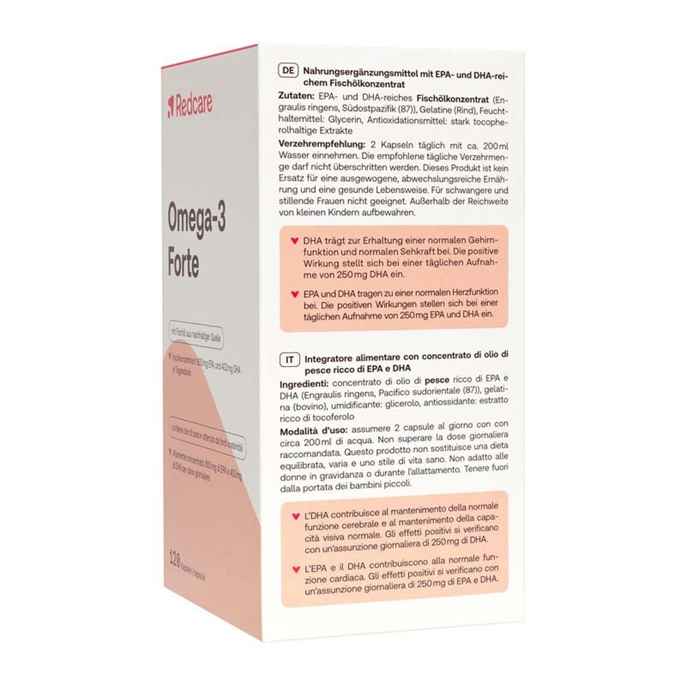 Redcare Omega-3 Forte, gélules