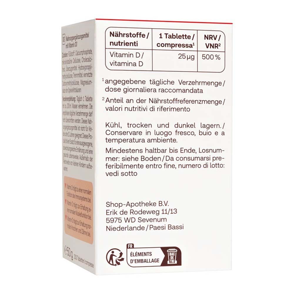 Redcare Vitamine D3 1000 UI