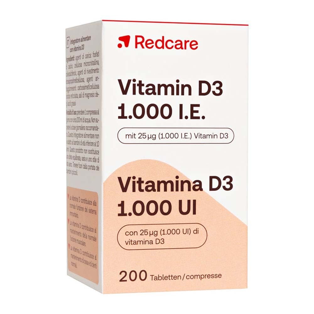 Redcare Vitamine D3 1000 UI