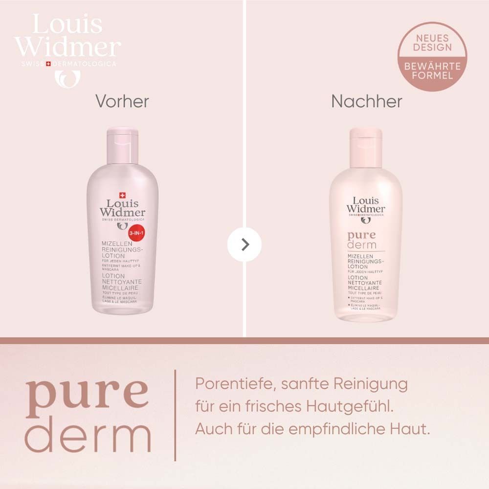 Comparaison : Avant/Après. À gauche : produit. À droite : produit. Texte : Nettoyage en profondeur et doux.