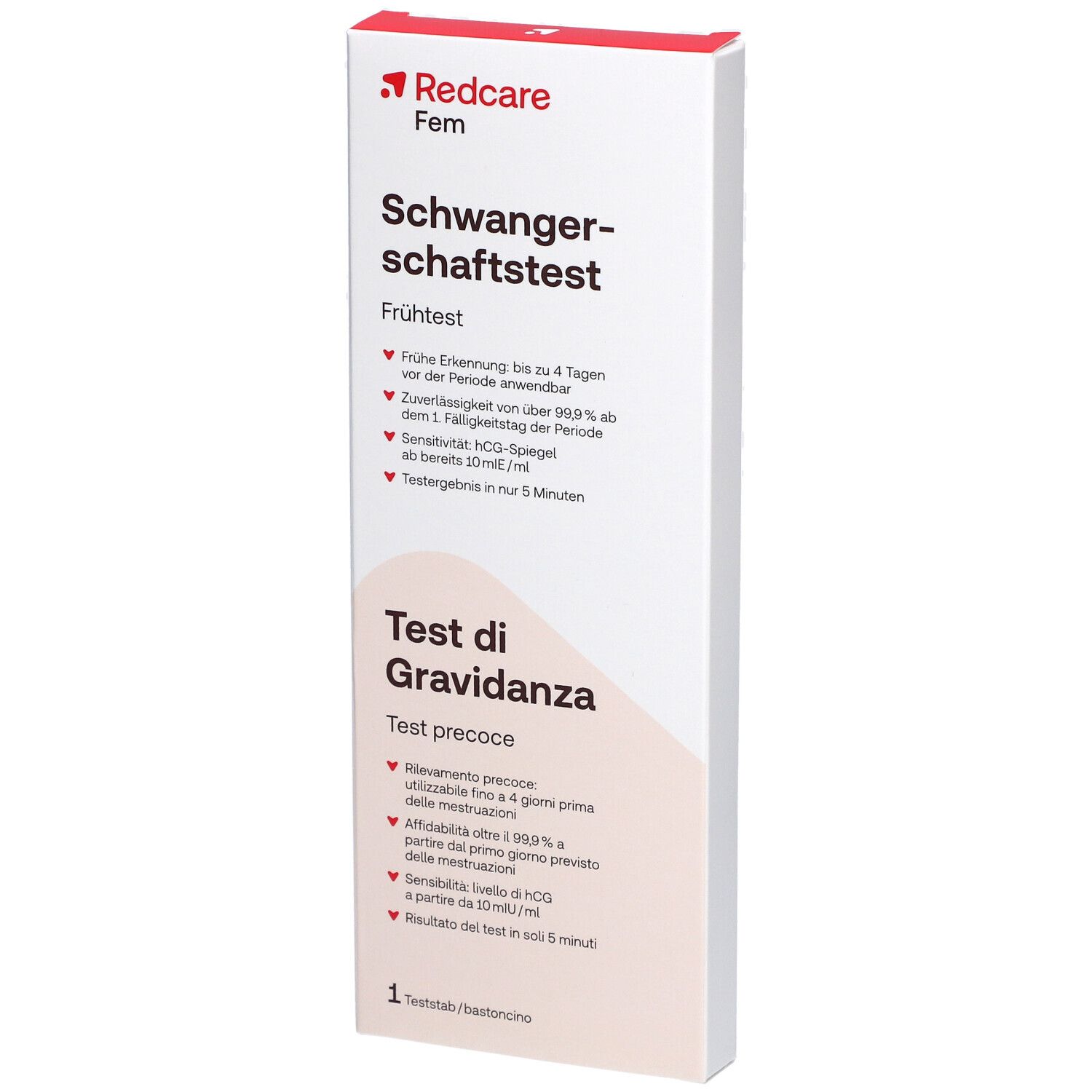 Redcare Fem Test de grossesse