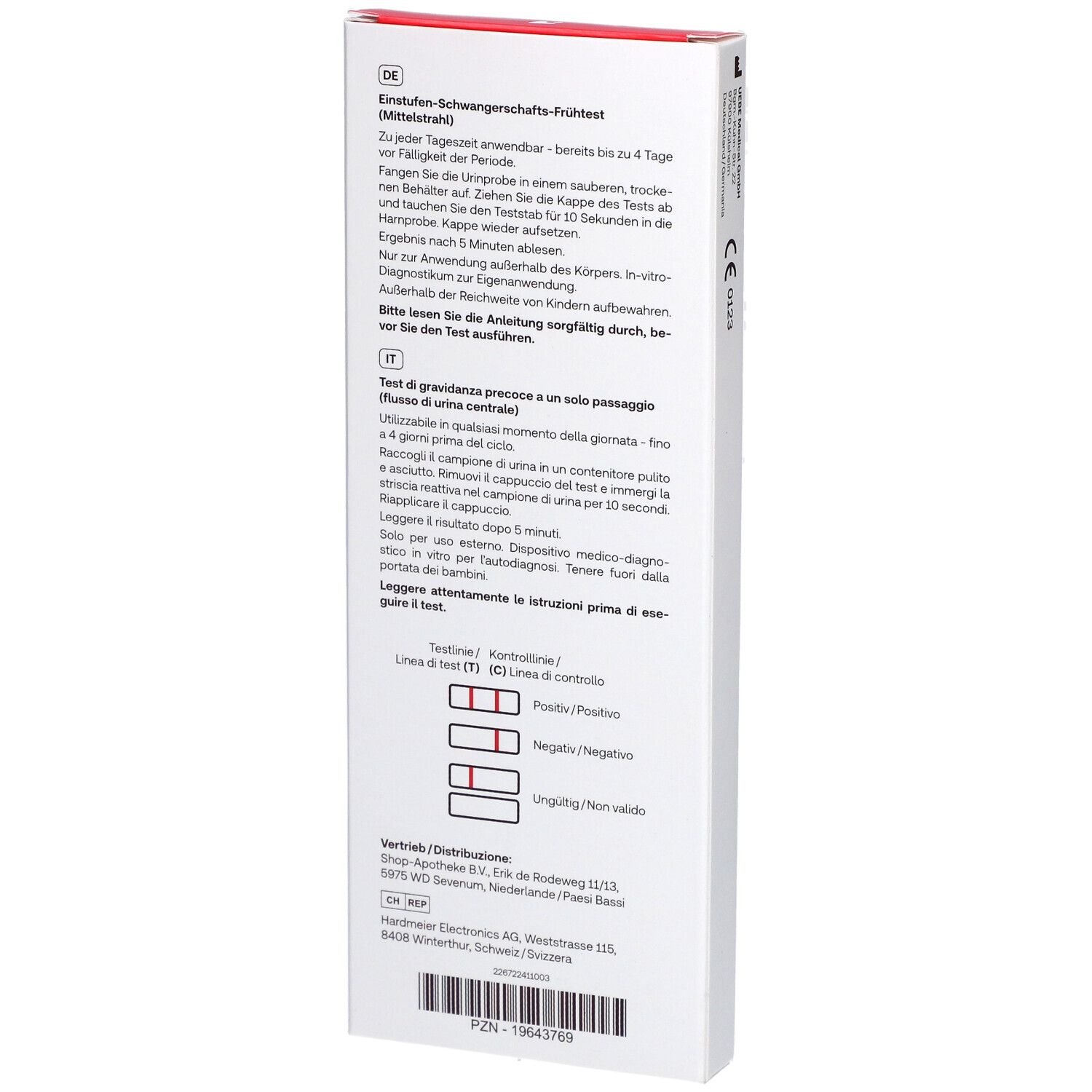 Redcare Fem Test de grossesse