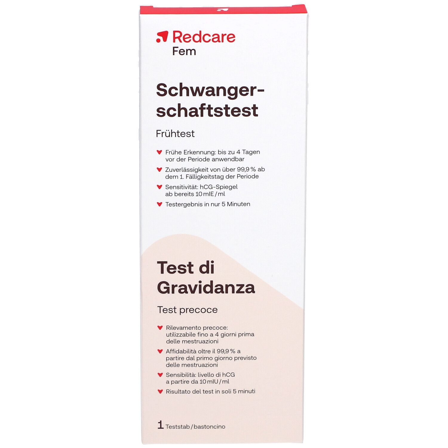 Redcare Fem Test de grossesse
