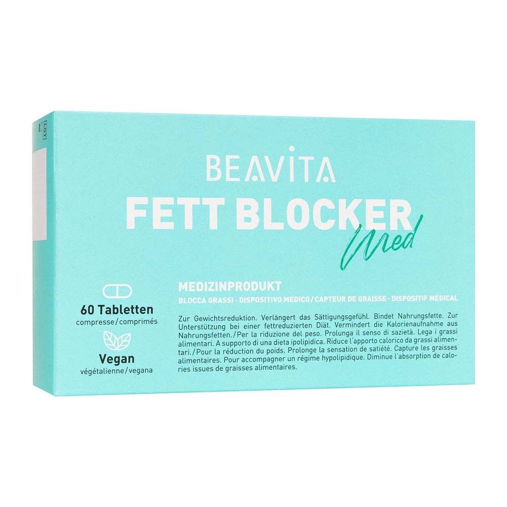 BEAVITA Fett Blocker Med Produit médical avec 60 comprimés, vegan.