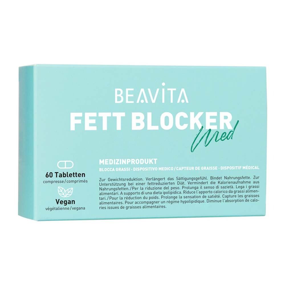 BEAVITA Fett Blocker Med Produit médical avec 60 comprimés, vegan.