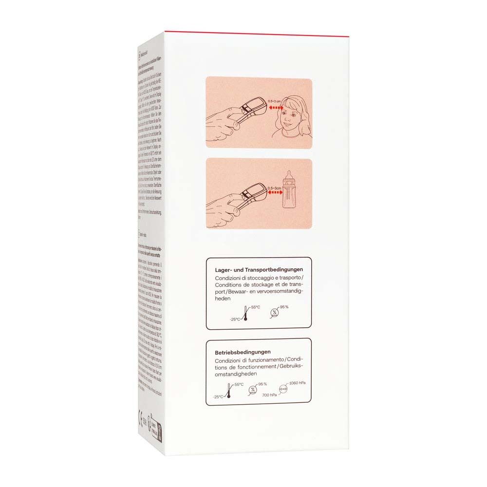 Emballage avec illustrations d'utilisation. Texte en français et néerlandais. Conditions de stockage et d'utilisation.