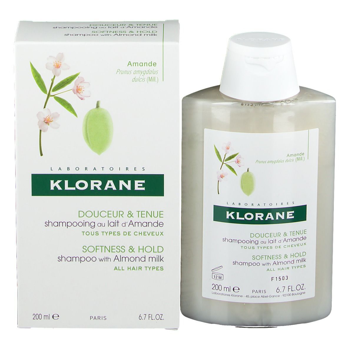 KLORANE Shampooing au lait d'Amande