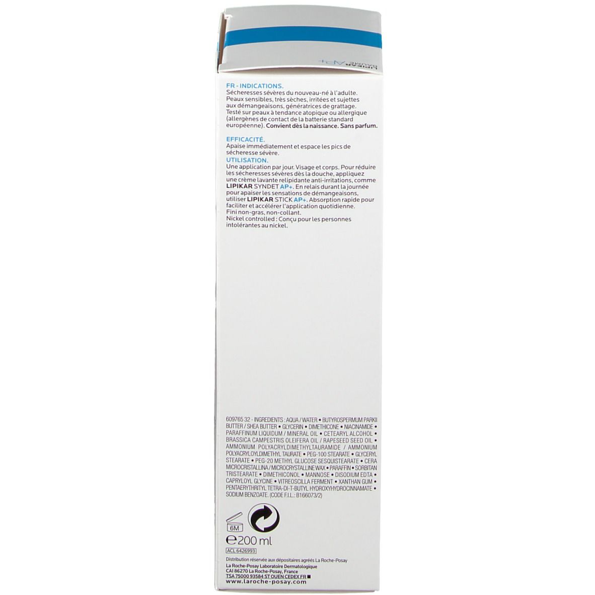 LA ROCHE POSAY LIPIKAR AP+ Baume