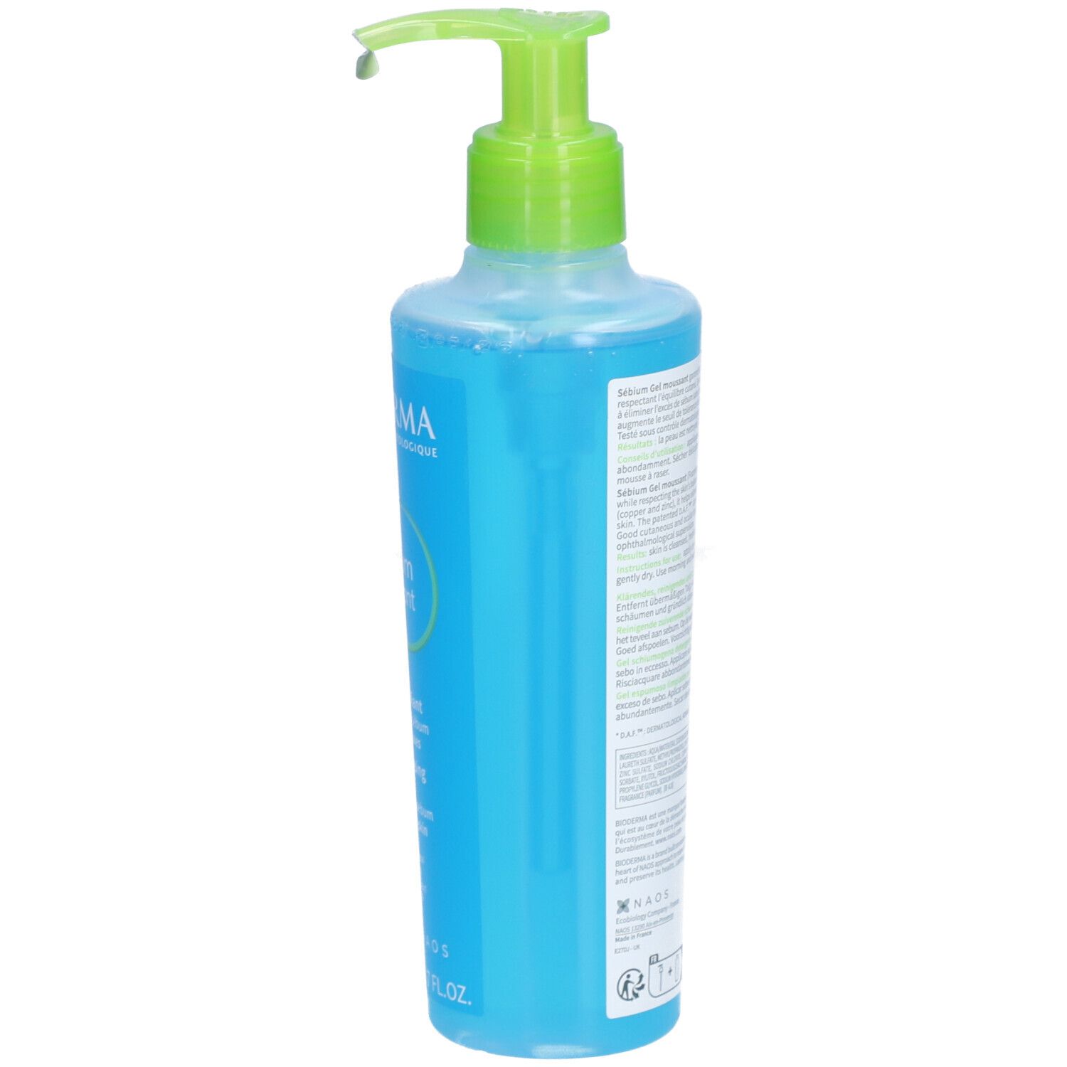 BIODERMA Sébium Gel Moussant Nettoyant Purifiant