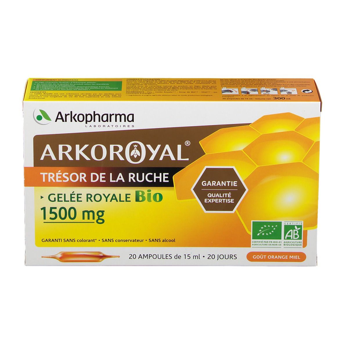 Arkopharma Arko Royal Gelée Royale 1500mg bio