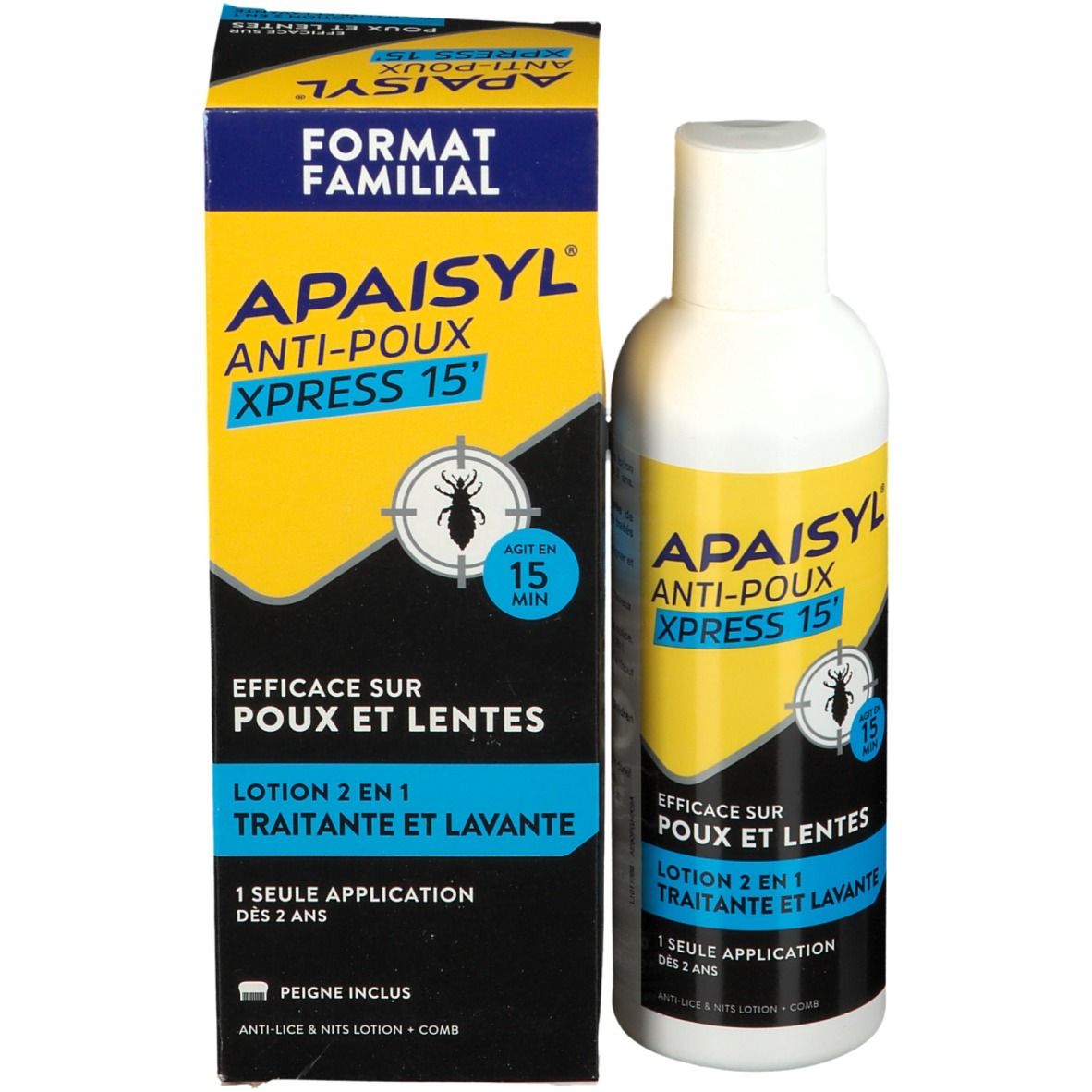 Apaisyl® Poux traitement anti poux et lentes