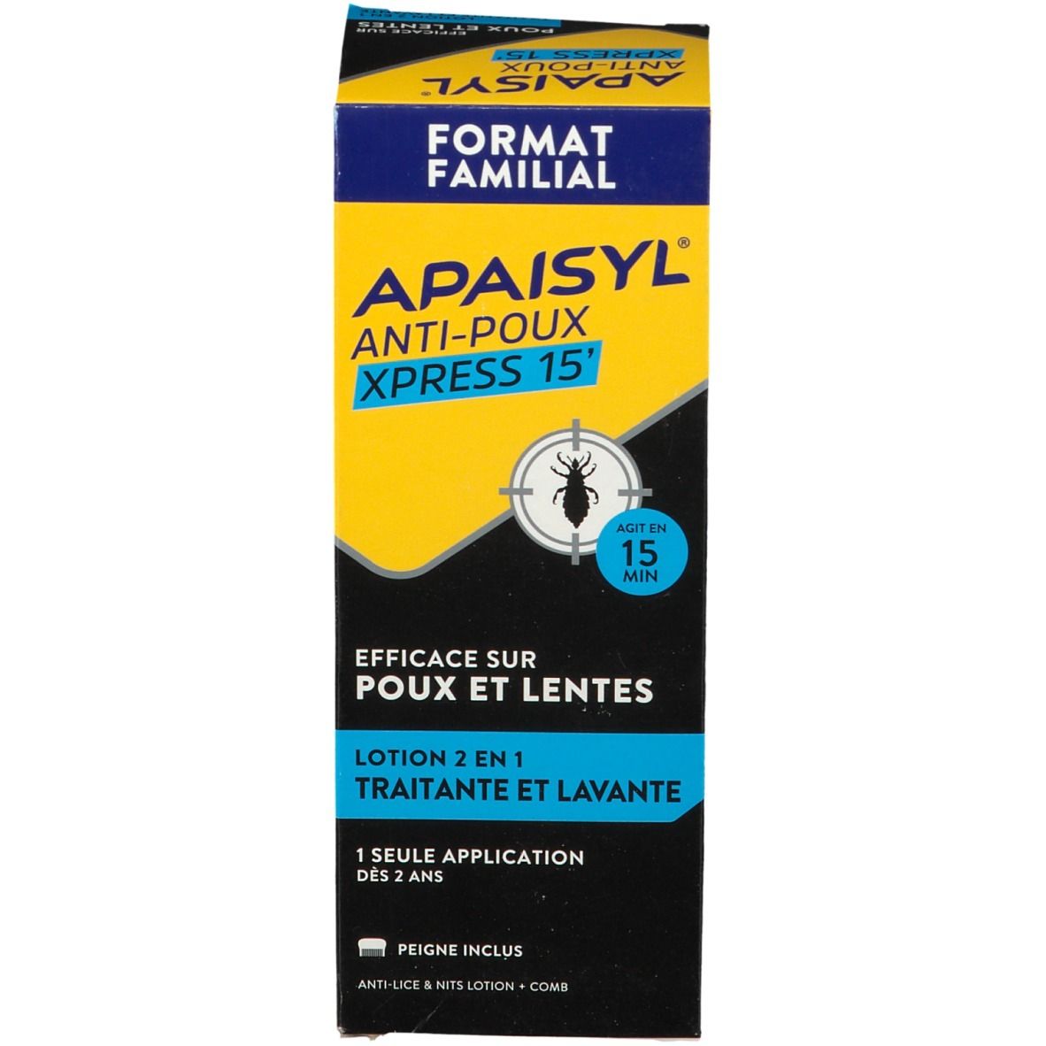 Apaisyl® Poux traitement anti poux et lentes