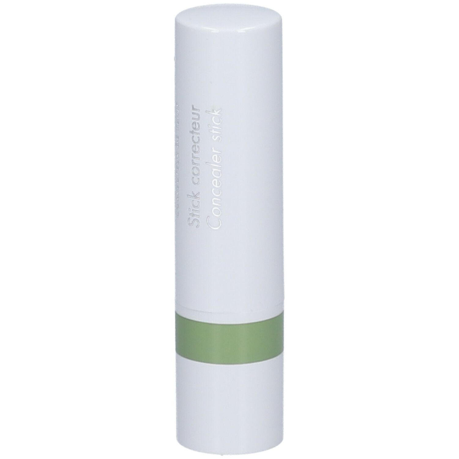 Correcteur blanc avec bande verte. Inscription Couvrance, Stick correcteur.