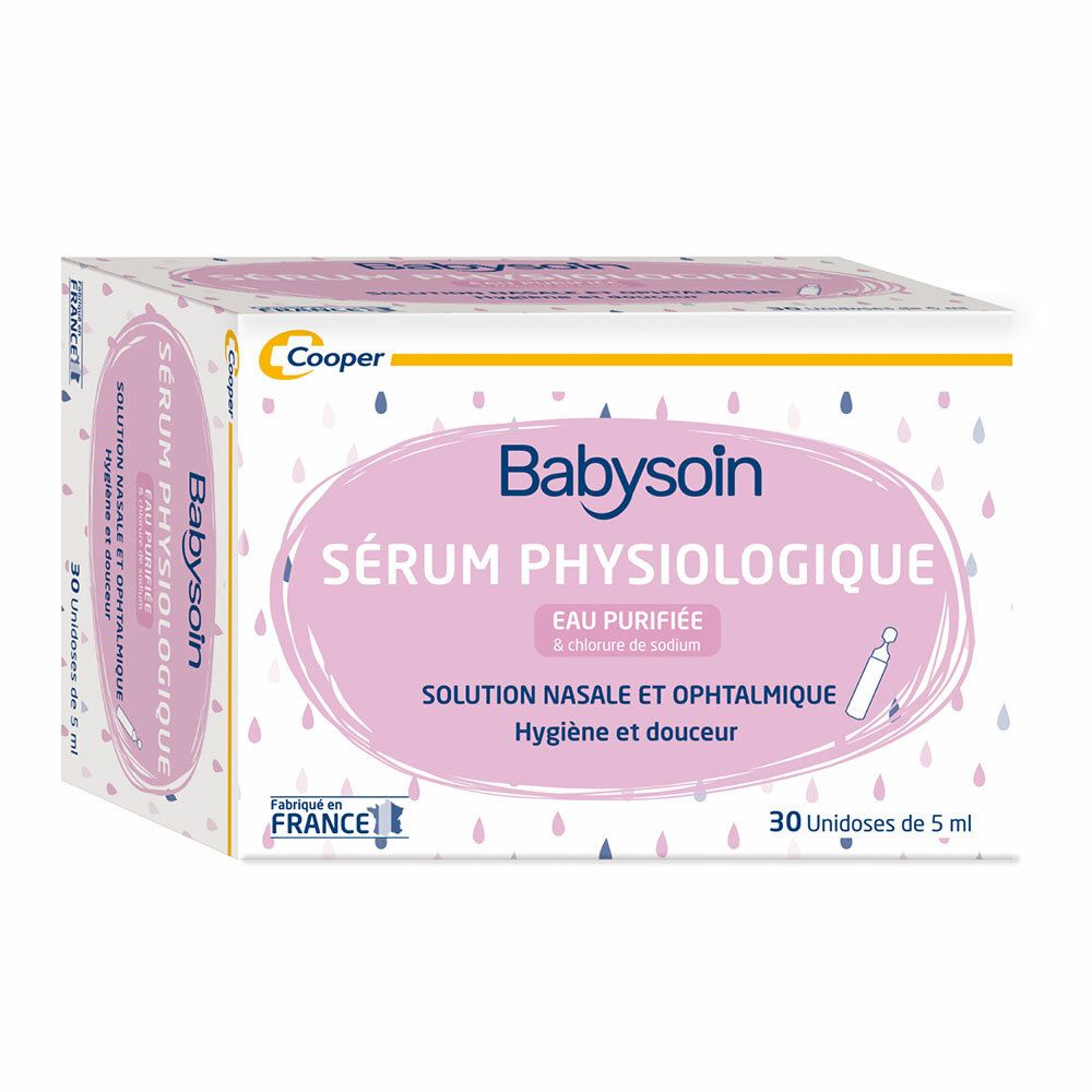 BABYSOIN Sérum Physiologique -  Boîte de 30 unidoses