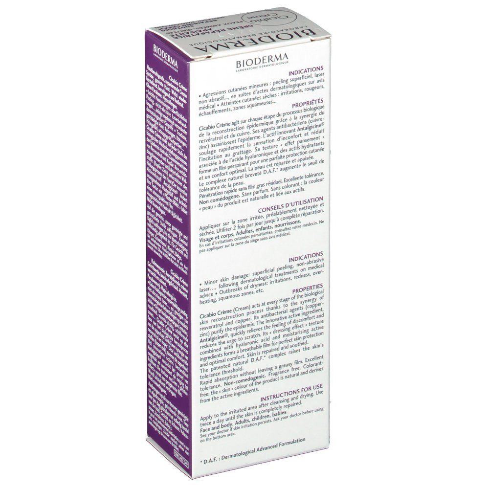 Bioderma Cicabio crème réparatrice apaisante